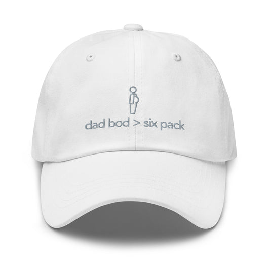 Dad Bod Over Six Pack Embroidered Classic Hat - chucklecouture co.