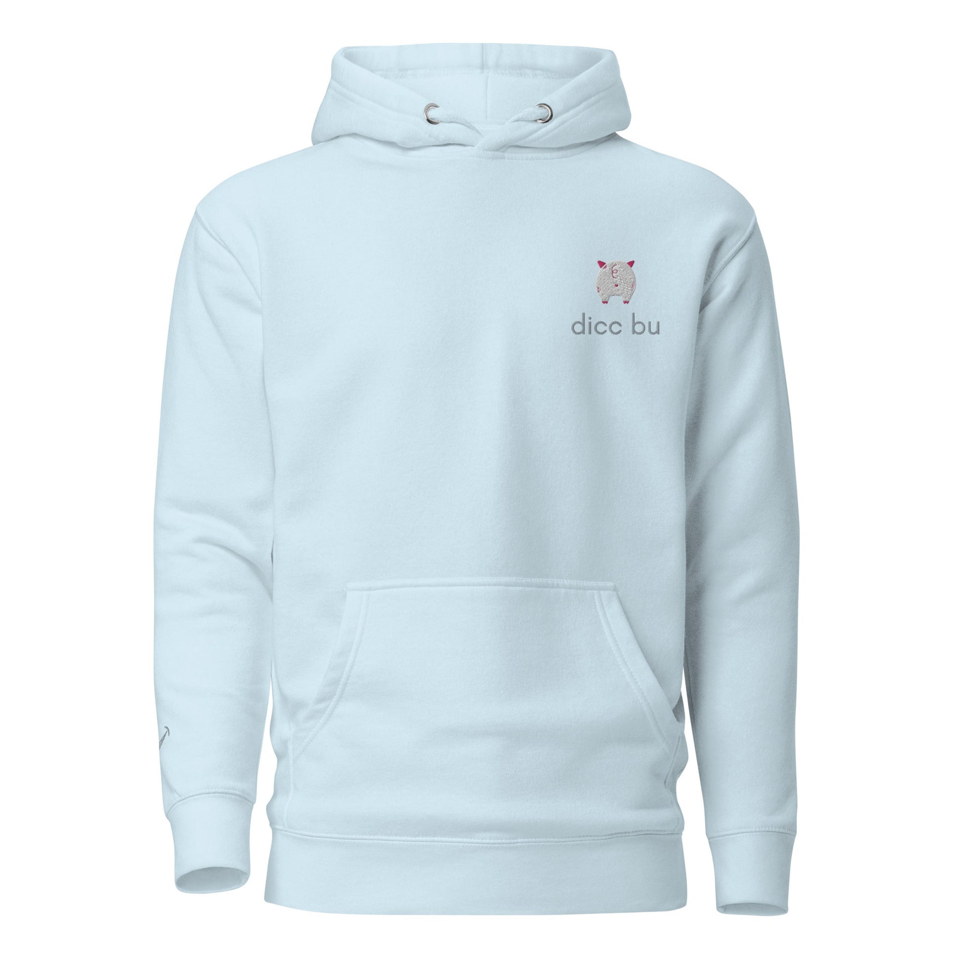 Dicc Bu Embroidered Premium Unisex Hoodie - chucklecouture co.