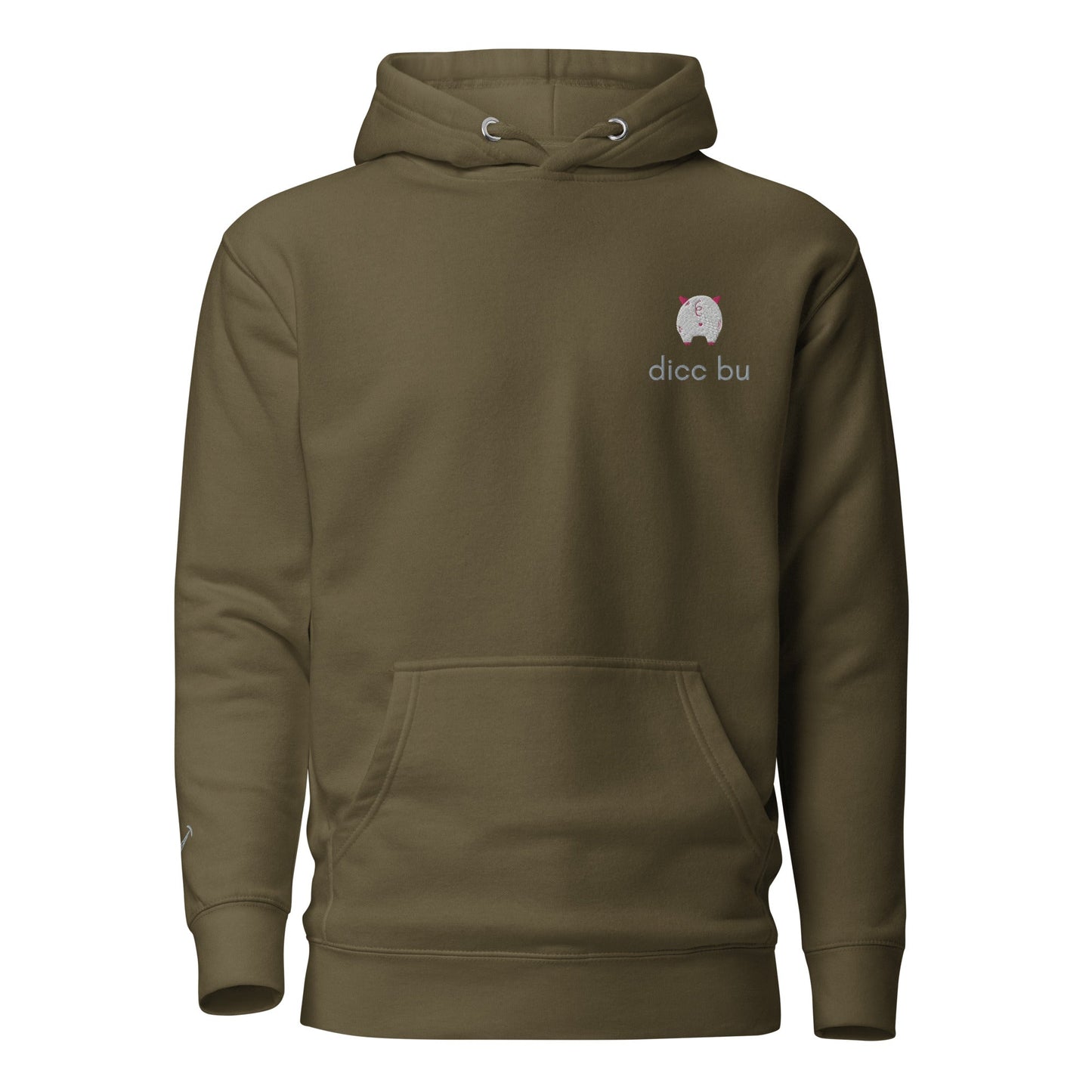 Dicc Bu Embroidered Premium Unisex Hoodie - chucklecouture co.