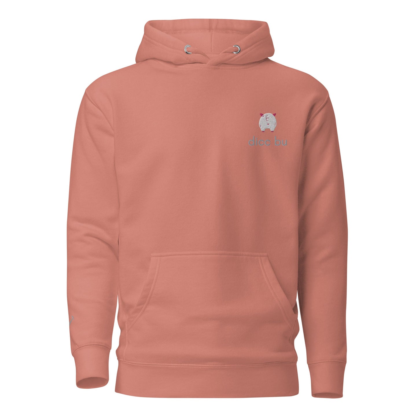 Dicc Bu Embroidered Premium Unisex Hoodie - chucklecouture co.