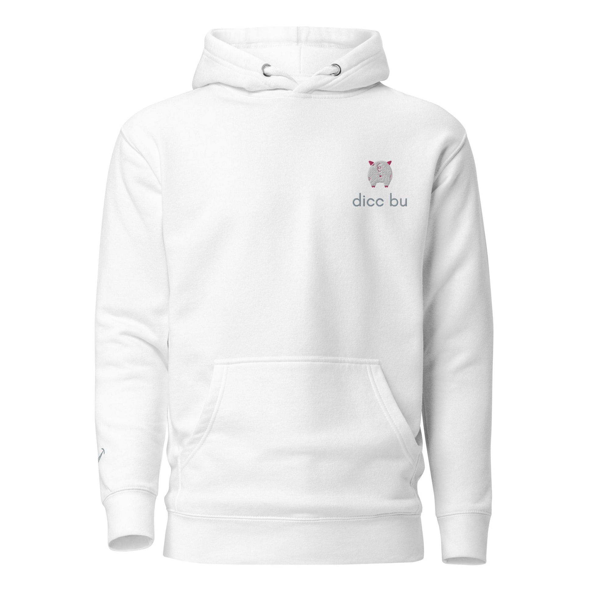 Dicc Bu Embroidered Premium Unisex Hoodie - chucklecouture co.