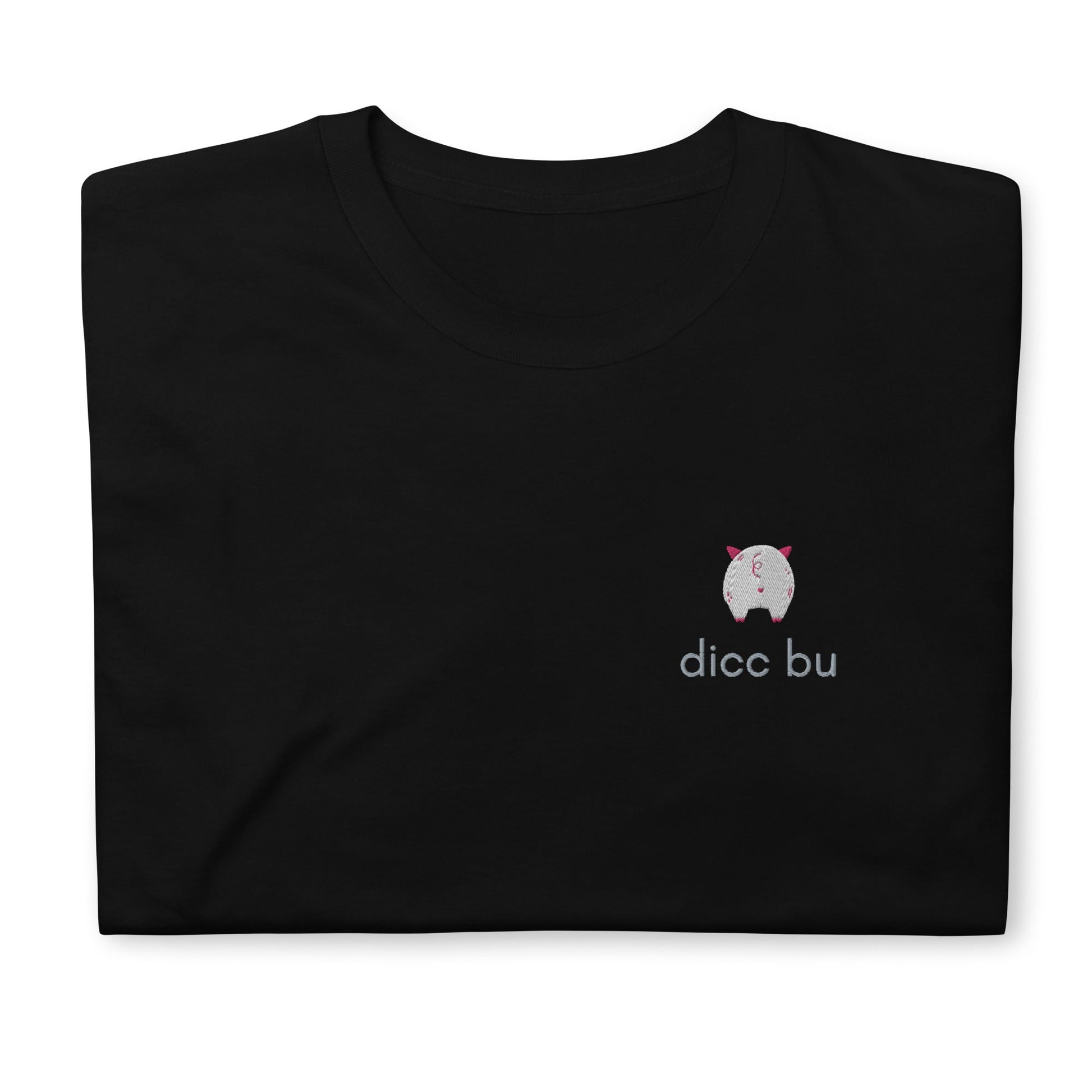 Dicc Bu Embroidered Short-Sleeve Unisex T-Shirt / - chucklecouture co.