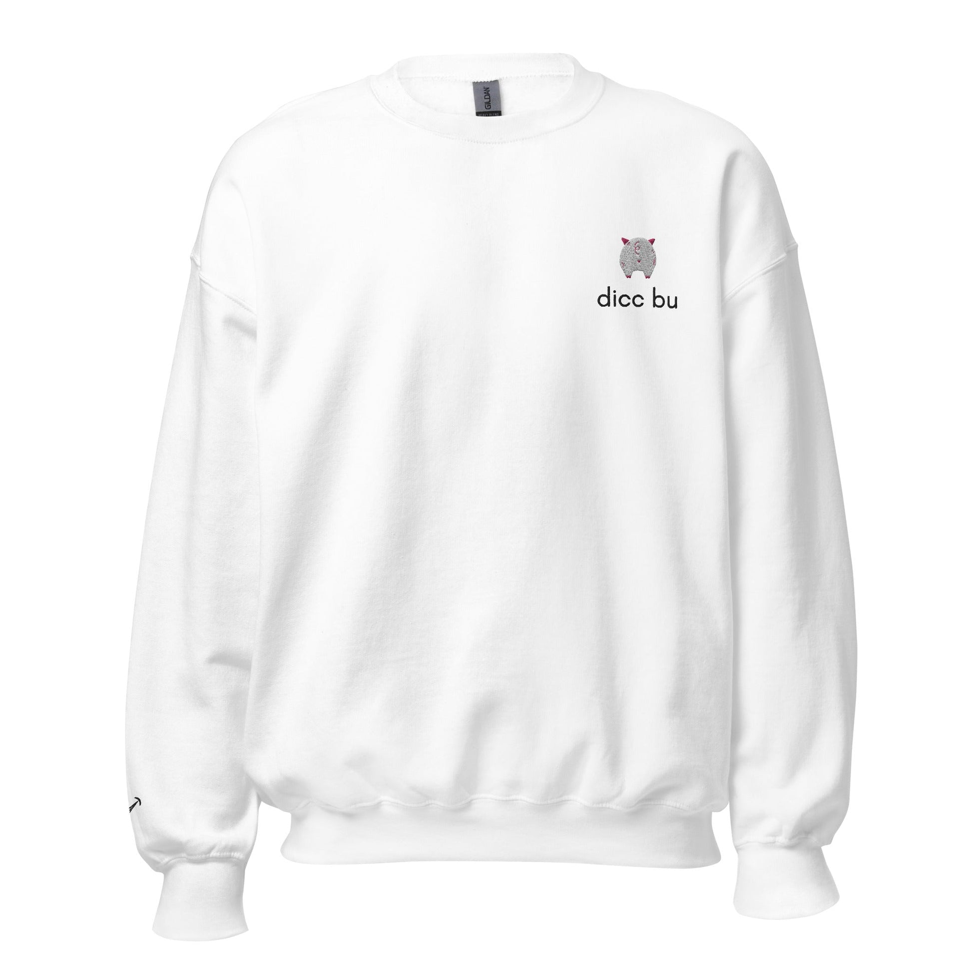 Dicc Bu Embroidered Unisex Sweatshirt - chucklecouture co.