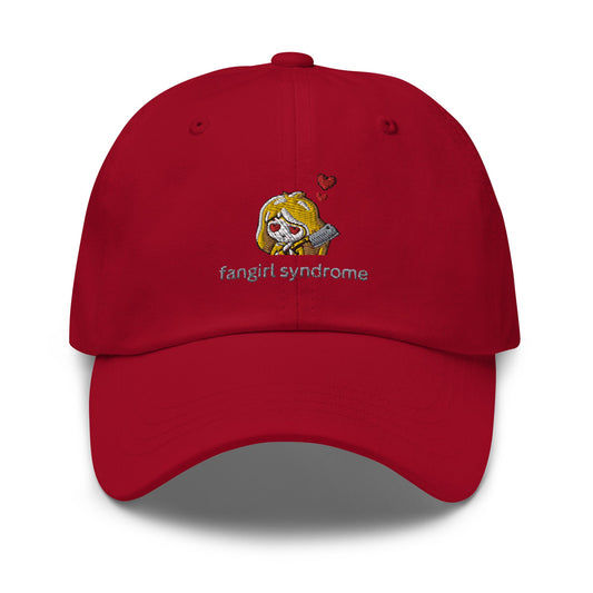 Fan girl Syndrome Embroidered Dad hat - chucklecouture co.