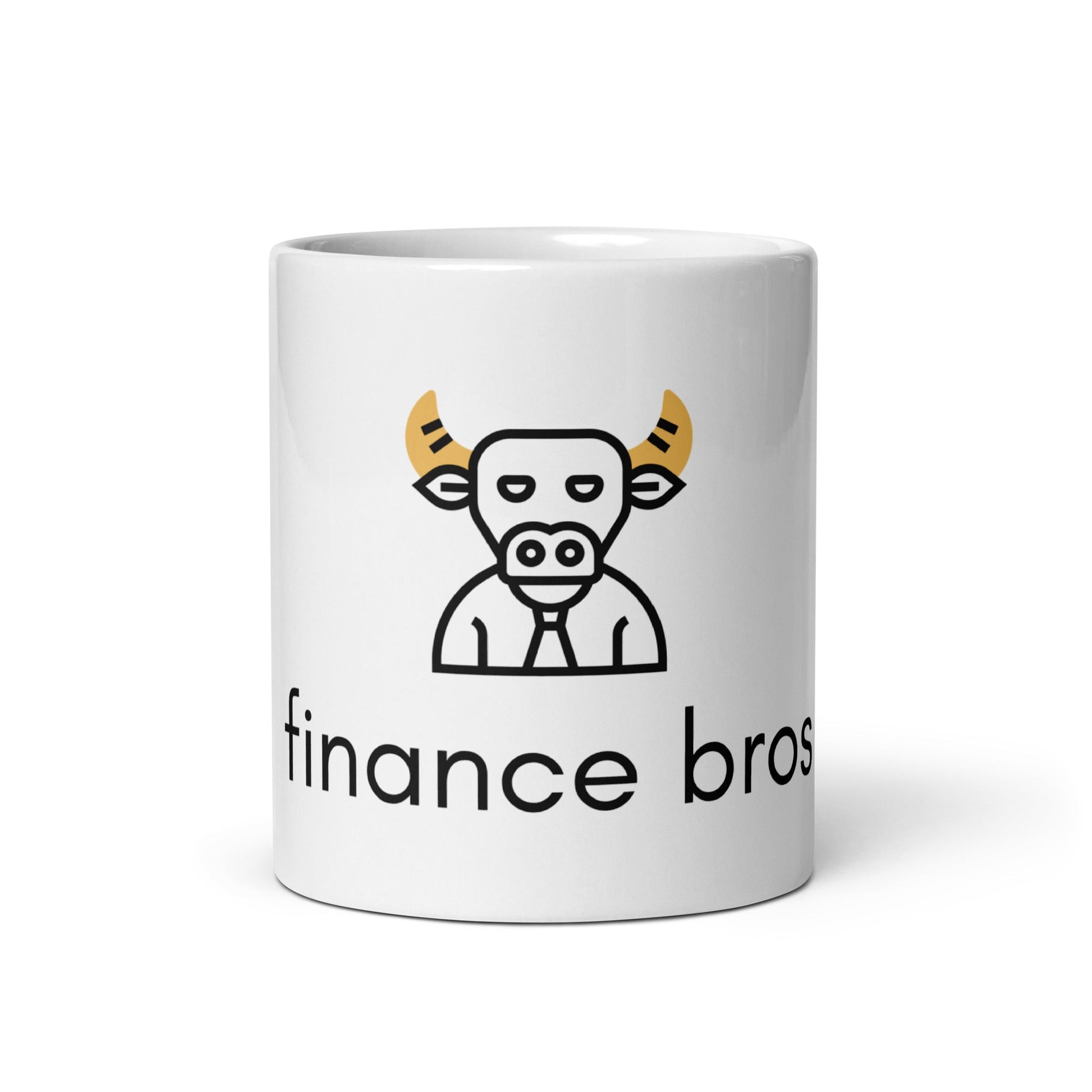 Finance Bros White glossy mug - chucklecouture co.