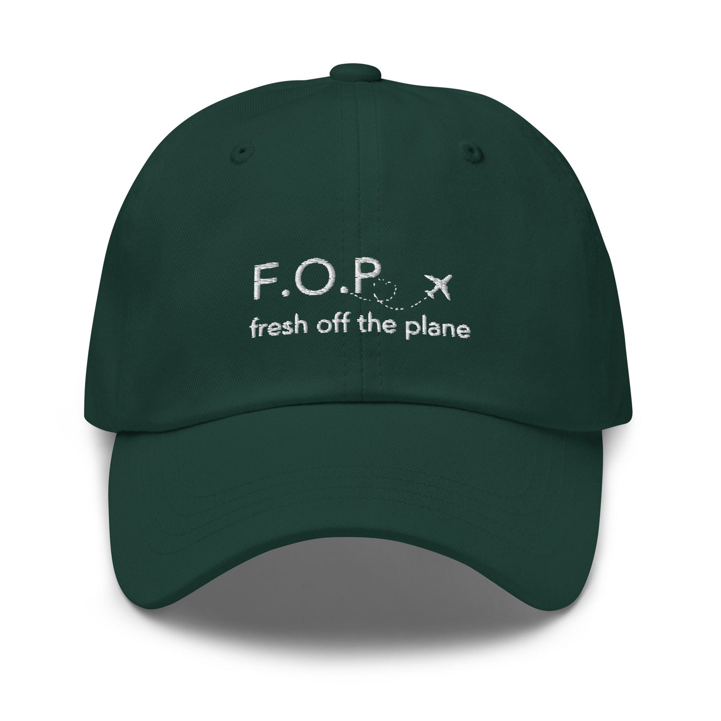 Fresh Off The Plane Embroidered Classic Hat - chucklecouture co.