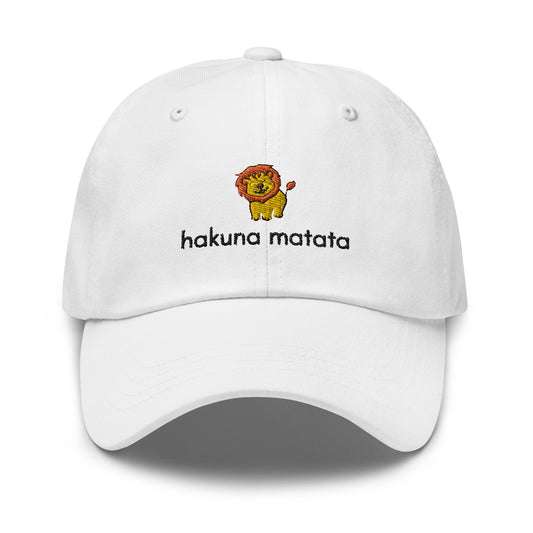 Hakuna Matata Embroidered Classic Hat - chucklecouture co.