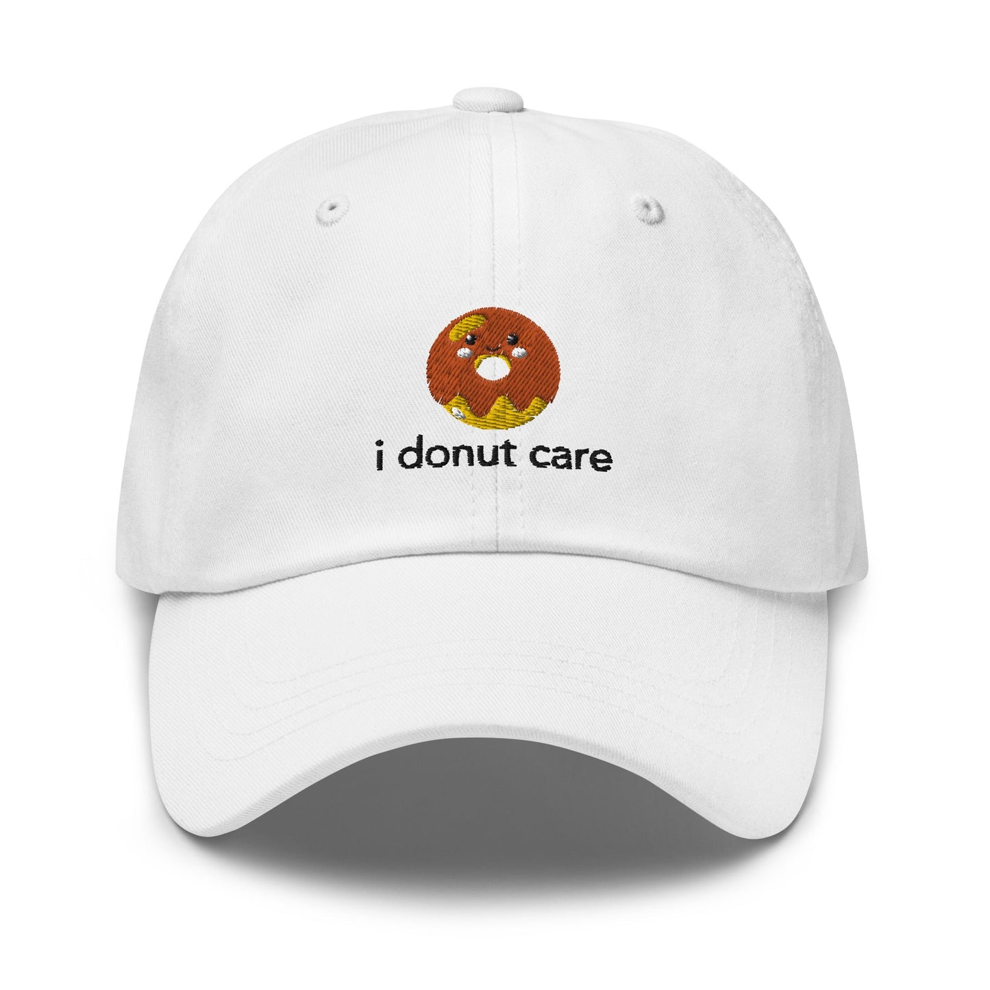 I Donut Care Classic Embroidered Classic Hat - chucklecouture co.