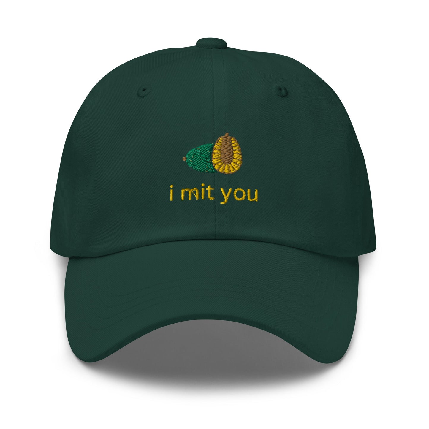 I MIT You Embroidered Dad hat - chucklecouture co.