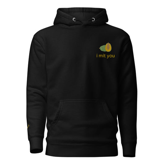 I Mit You Embroidered Unisex Hoodie - chucklecouture co.