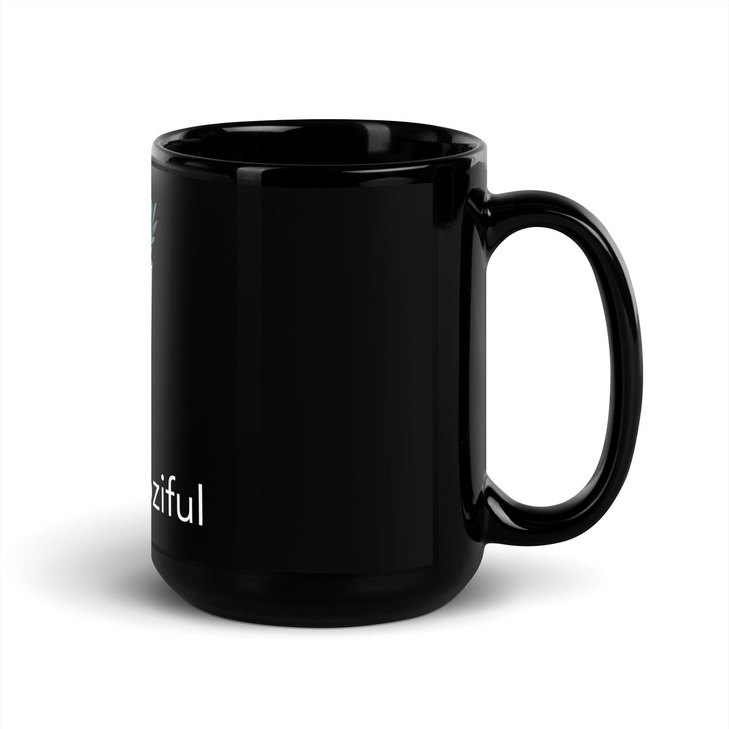 Life Is Booziful Black Mug - chucklecouture co.