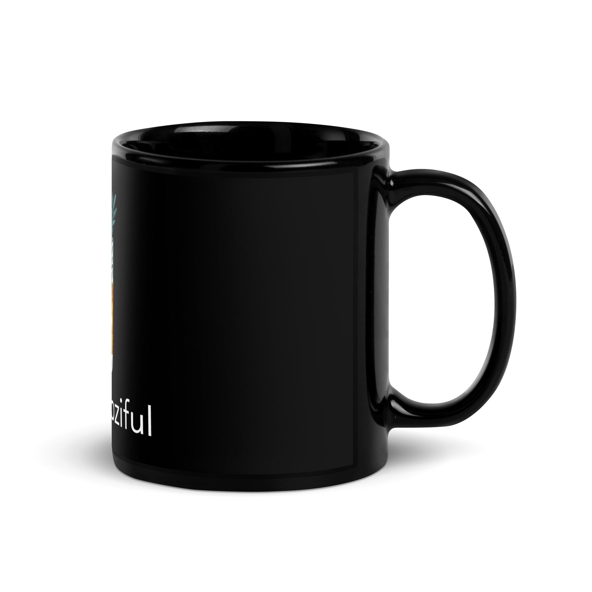 Life Is Booziful Black Mug - chucklecouture co.