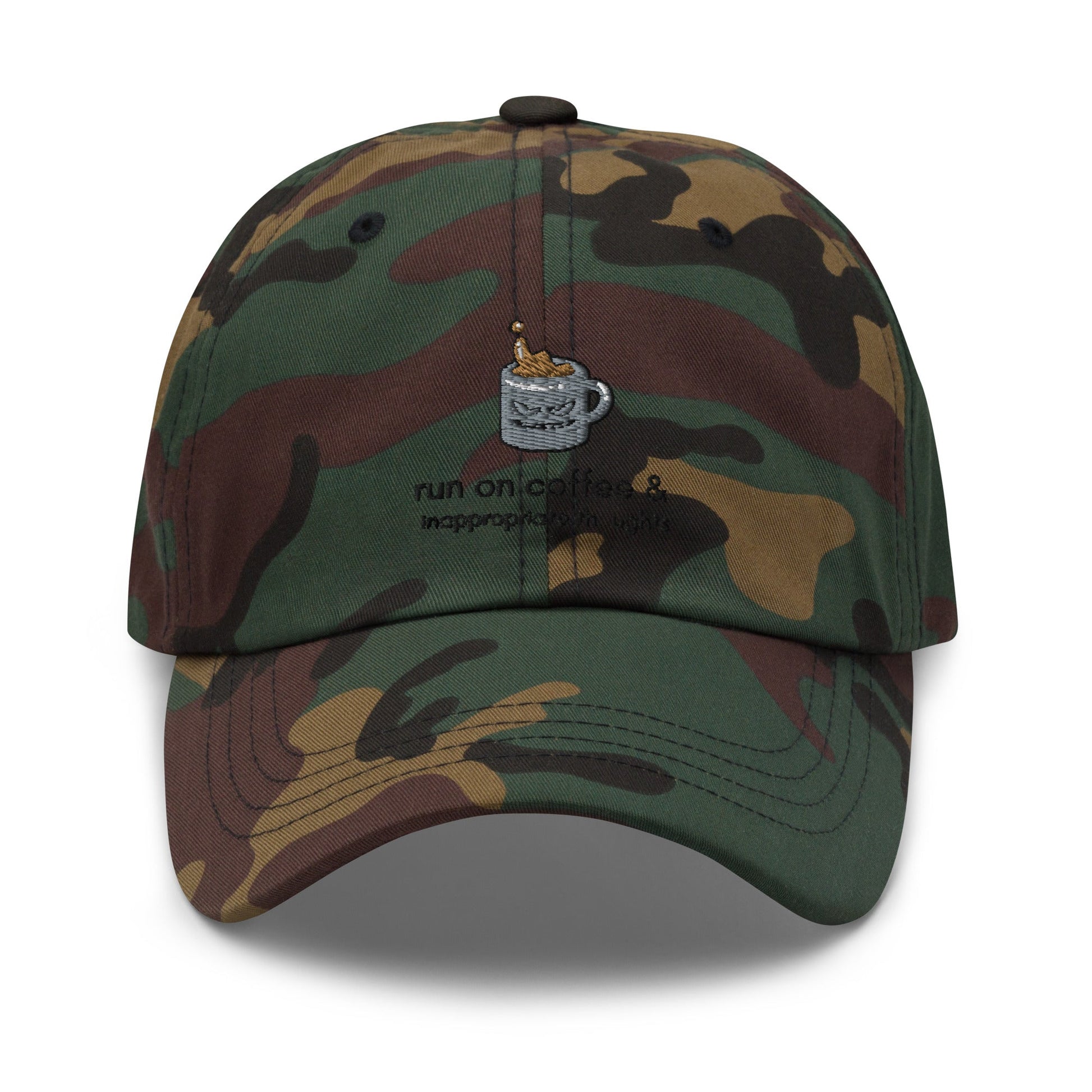 Run On Coffee Classic Hat - chucklecouture co.