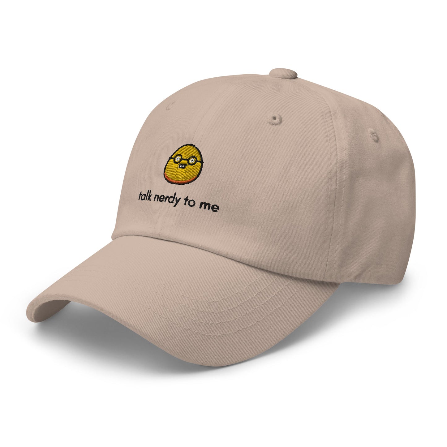 Talk Nerdy To Me Embroidered Classic Hat - chucklecouture co.