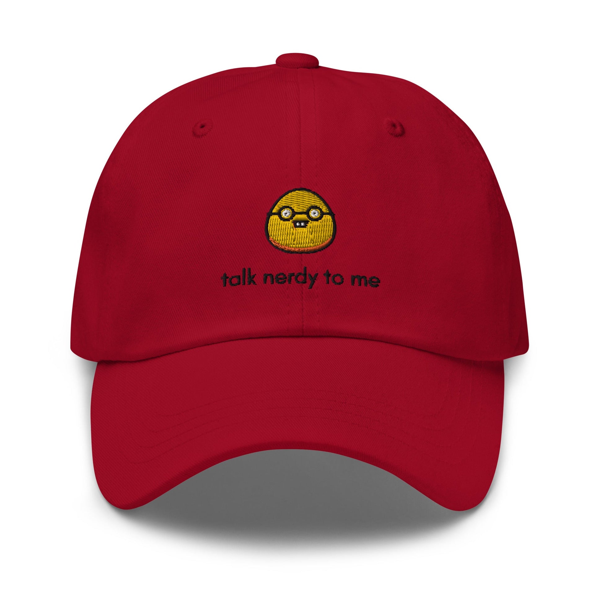 Talk Nerdy To Me Embroidered Classic Hat - chucklecouture co.