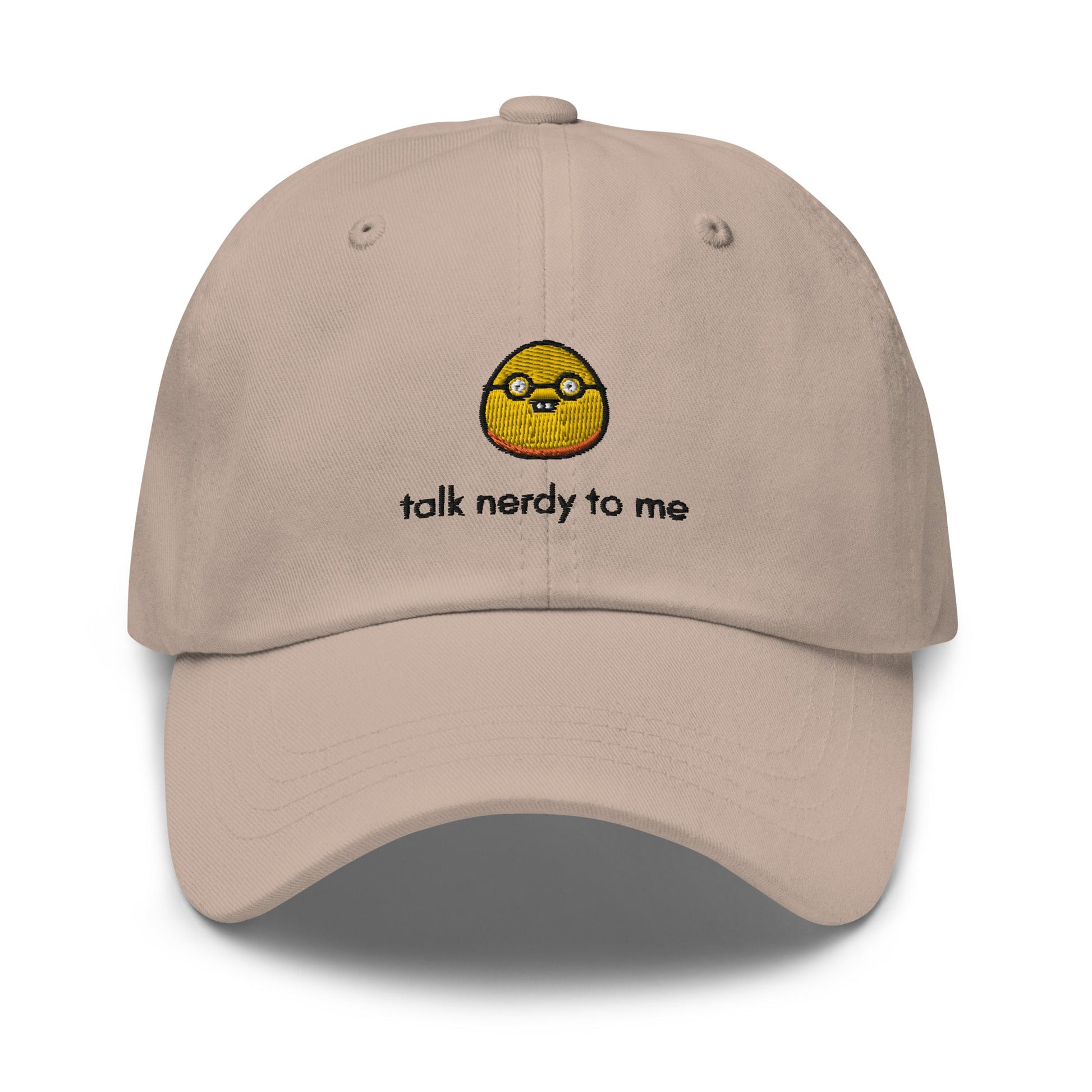 Talk Nerdy To Me Embroidered Classic Hat - chucklecouture co.