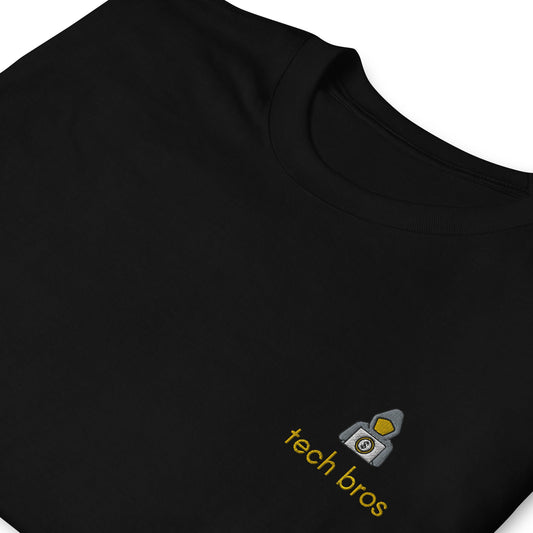 Tech Bros Embroidered Short-Sleeve Unisex T-Shirt - chucklecouture co.