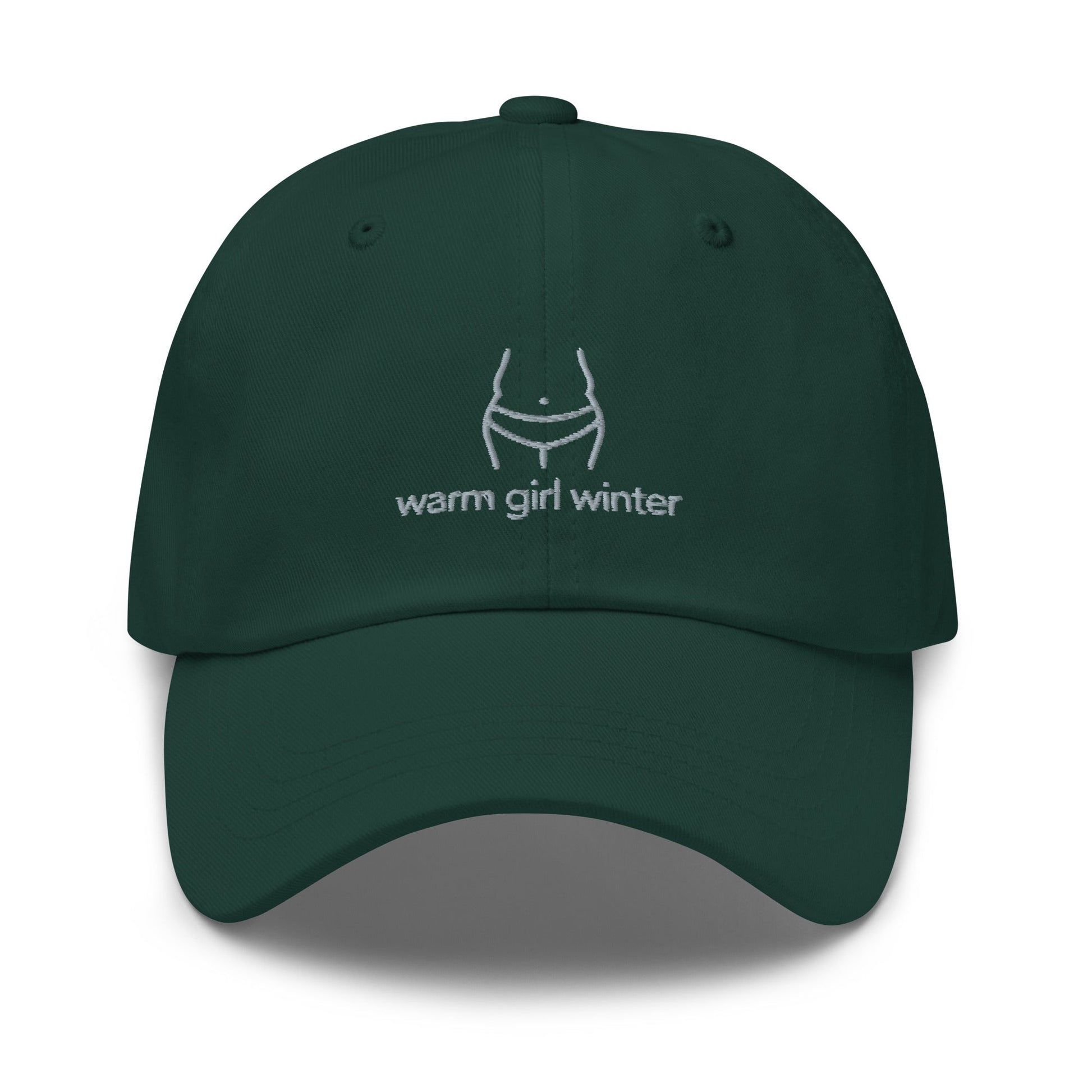 Warm Girl Winter Embroidered Classic Hat - chucklecouture co.