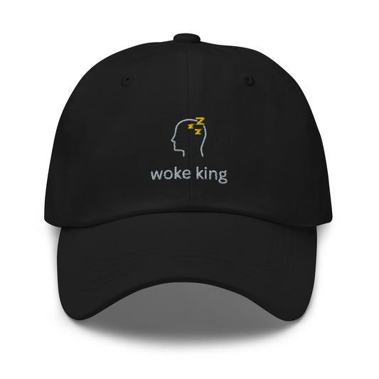 Woke King Embroidered Dad Hat - chucklecouture co.